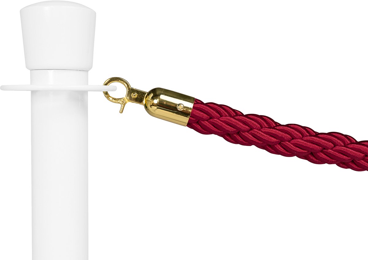   | Afzetkoord Gedraaid | Messing - Bordeaux